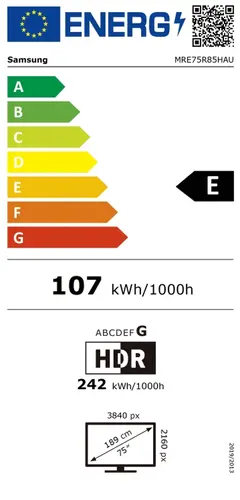 Телевизор, Samsung 75" MRE75R85H Micro RGB 4K UHD Vision AI Smart TV 144 Hz VRR (100 Hz Native) 2026 - image 5