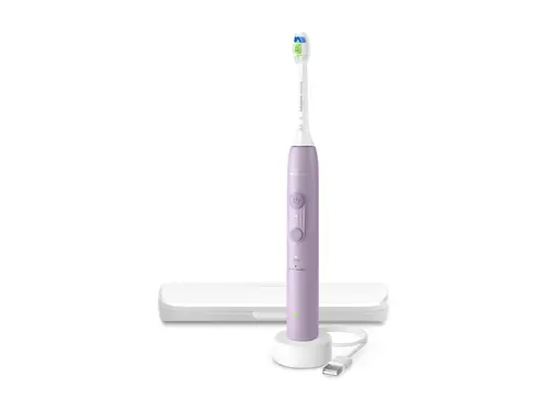 PHILIPS Sonicare Series 4100 4 настройки на почистване Сензор за натиск калъф за съхранение лилава - 2