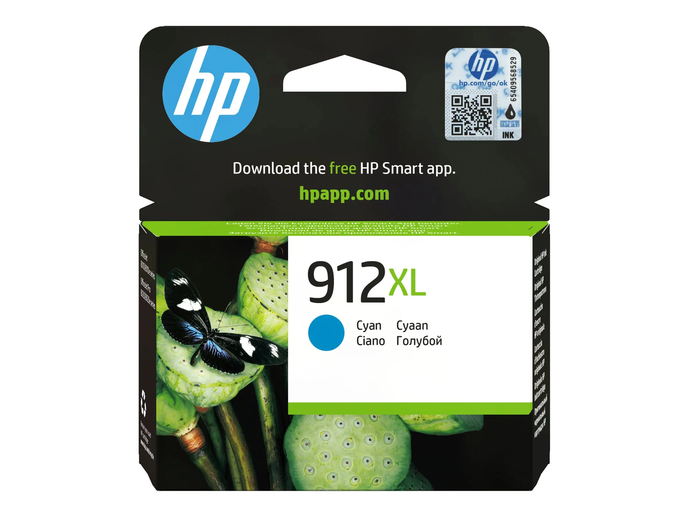 HP 912XL High Yield Cyan Original Ink Cartridge