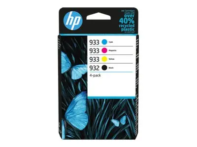 HP 932/3 CMYK Original Ink Cartridge 4-Pack - 1