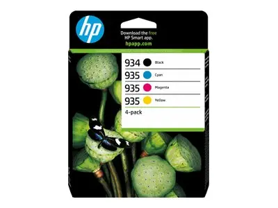 HP 934 Black / 935 CMY Ink Cartridge 4-Pack - 1