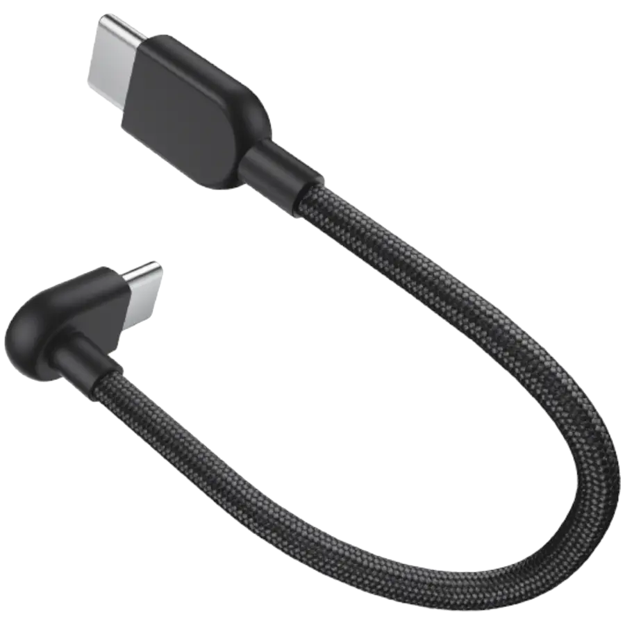 Xiaomi 3A Braided USB-C to USB-C Cable (10cm) - image 1