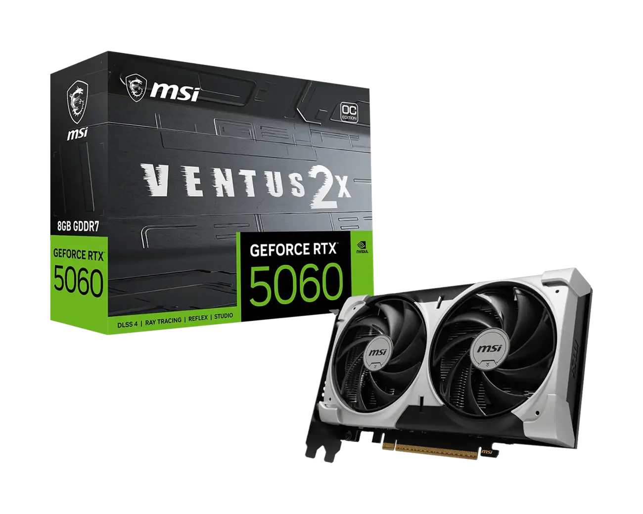 Видео карта, MSI RTX5060 8G VENTUS 2X OC V1 - image 4