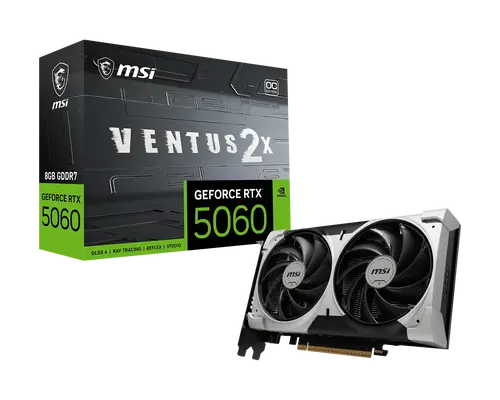 Видео карта, MSI RTX5060 8G VENTUS 2X OC V1 - 5