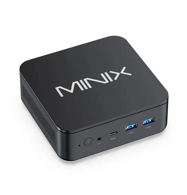 Настолен компютър, MiniX NGC NR660LP AMD Ryzen 5 6600H, 16GB DDR5, 512GB SSD, Dual LAN, Dual HDMI, USB-C, Windows 11 Pro