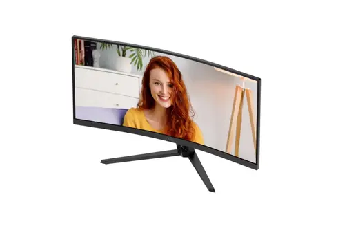 Монитор, AOC CU34B3E, 34" Curved 1500R, VA, WLED, 3440x1440@120Hz, 4ms GtG, 1ms MPRT, 300cd m/2, 3500:1, 50M:1 DCR, Adaptive Sync, FlickerFree, Low Blue Mode, Tilt, HDMI, DP - image 3