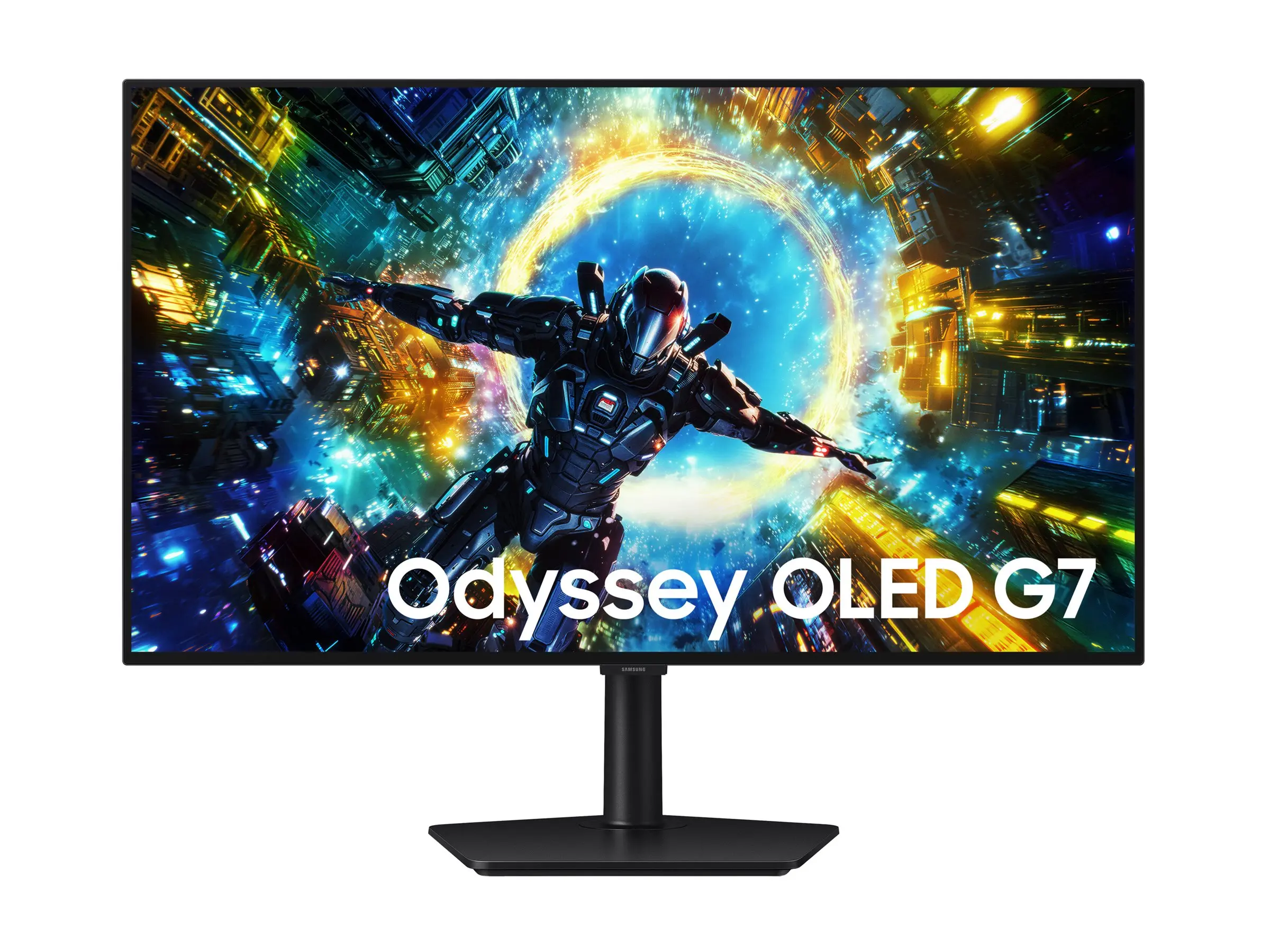 Монитор, Samsung 32'' LS32HG730SU Odyssey OLED G7 4K 3840x2160 0.03ms Max 4K 165Hz / FHD 330 Hz DP HDMI Black - image 1