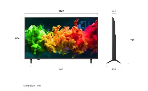 Телевизор, LG 50QNED81B3C., 50" 4K QNED MiniLED Smart TV, 3840x2160, DVB-T2/C/S2, Aplha 7 AI Processor, HDR10 / HLG, webOS 26 ThinQ, VRR / ALLM / HGiG, 4K Super Upscaling, WiFi 5, Bluetooth 5.3, AirPlay 2, LAN, CI, HDMI, AI Sound Pro, Google Cast, SPDIF - image 1