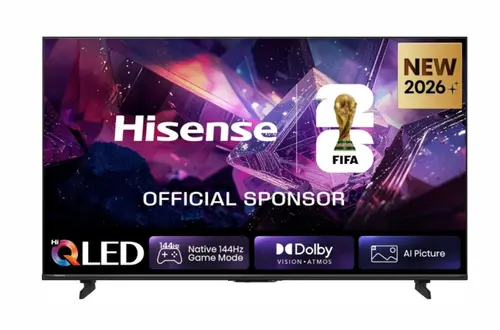 Телевизор, Hisense 75" E7S Pro, 4K Ultra HD 3840x2160, QLED, Quantum Dot, 144Hz, HDR 10+ adaptive, HLG, Dolby Vision, Hi-Concerto,Dolby Vision Atmos, Smart TV, WiFi 5GHz, WiFi Direct,Light Sensor, BT, Anyview Cast, 4xHDMI, 2xUSB, LAN, CI+, DVB-T2/C/S2, Black