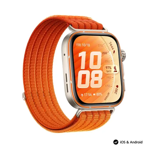 Часовник, Huawei Watch Fit 5 Pro Niki-B29W Orange - 4
