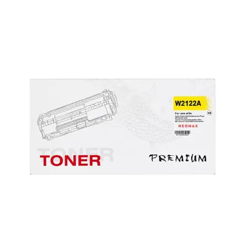 КАСЕТА ЗА HP Color Laserjet Enterprise M554/M555 Series/MFP M578DN/MFP M578F/Flow MFP M578Z - Yellow - /212A/ - W2122A - PN HT-W2122A - NEOMAX