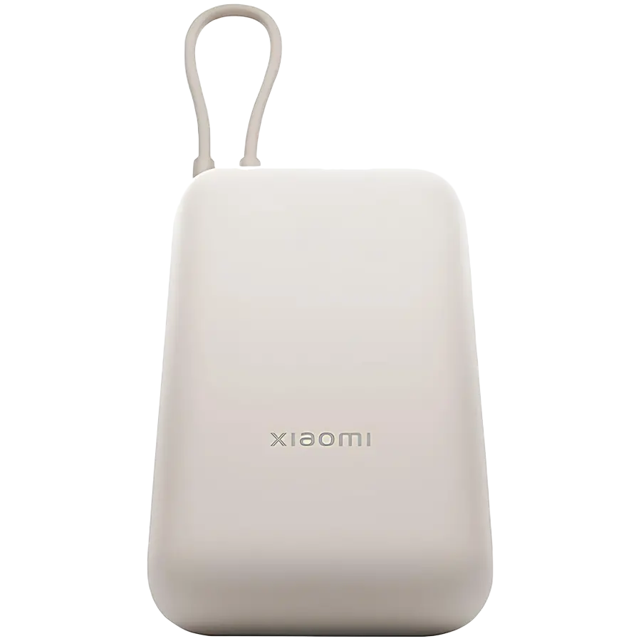 Xiaomi Power Bank 10000mAh (Integrated Cable) Tan GL - image 2