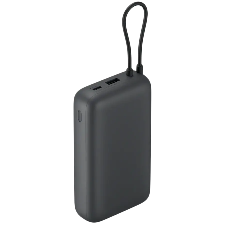 Xiaomi Power Bank 20000mAh (Integrated Cable) GL Dark Gray - image 1