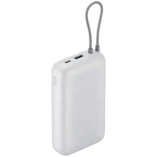 Xiaomi Power Bank 20000mAh (Integrated Cable) GL Light Gray - 2