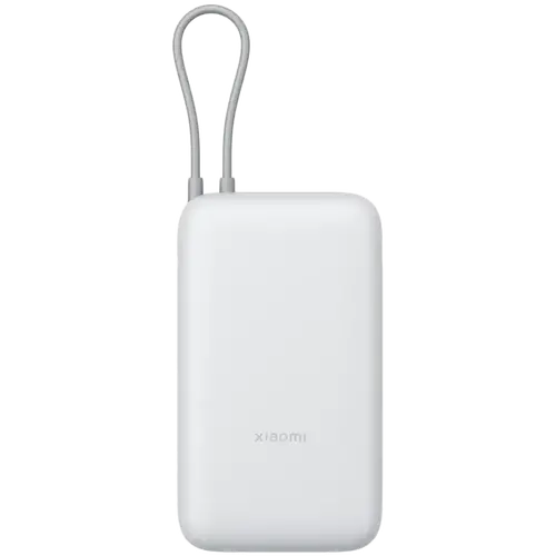 Xiaomi Power Bank 20000mAh (Integrated Cable) GL Light Gray - 1