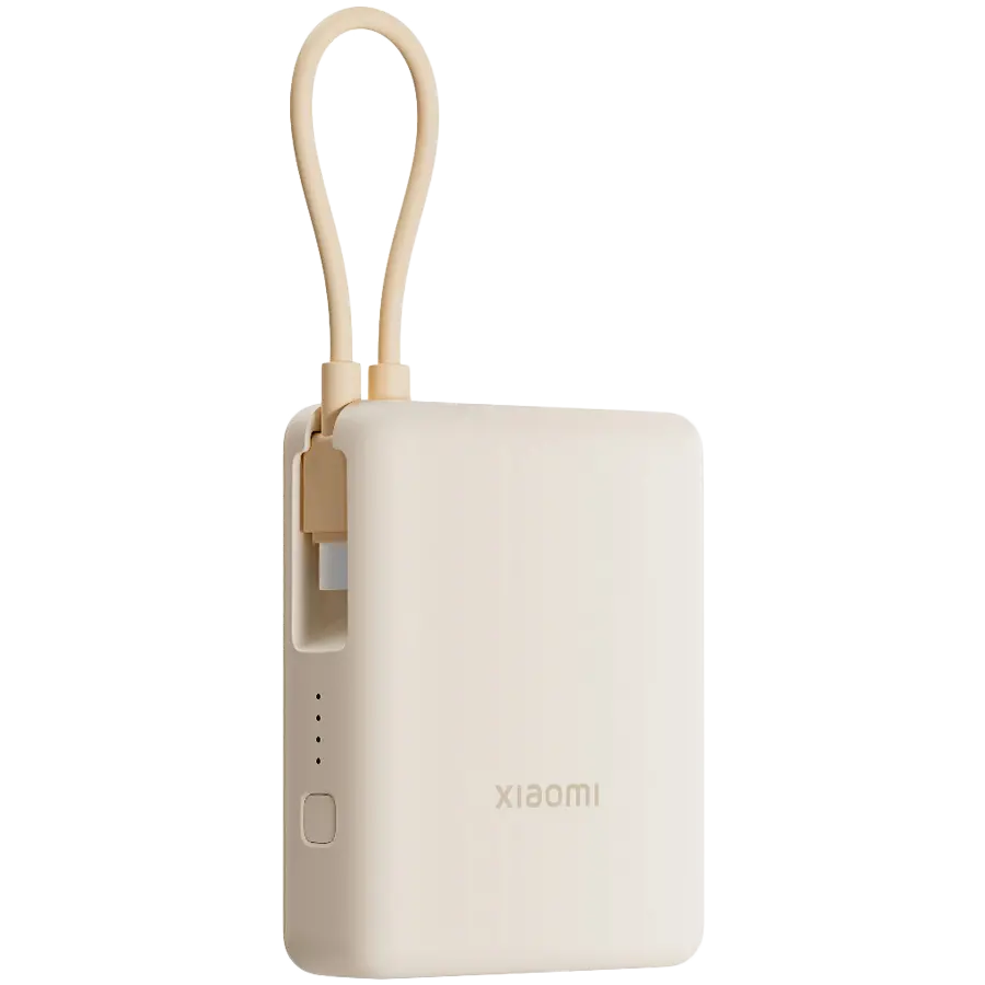 Xiaomi 33W Power Bank 10000mAh (Integrated Cable) Tan GL - image 1