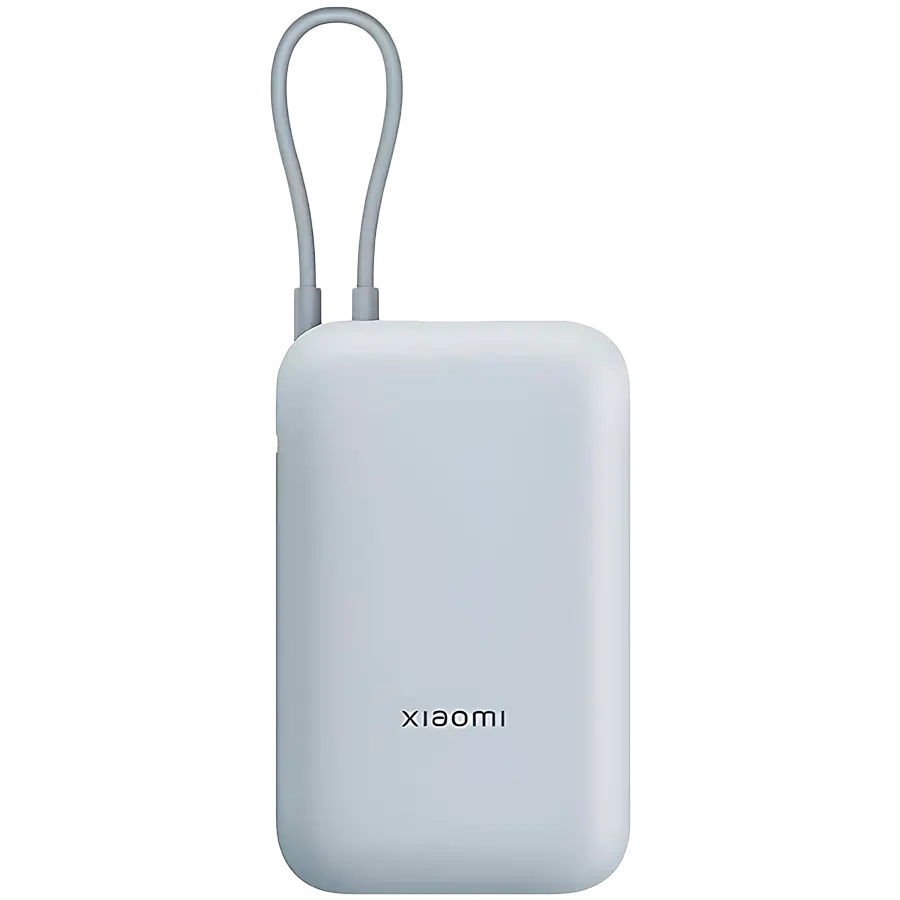 Xiaomi Power Bank 10000mAh (Integrated Cable) Ice Blue GL