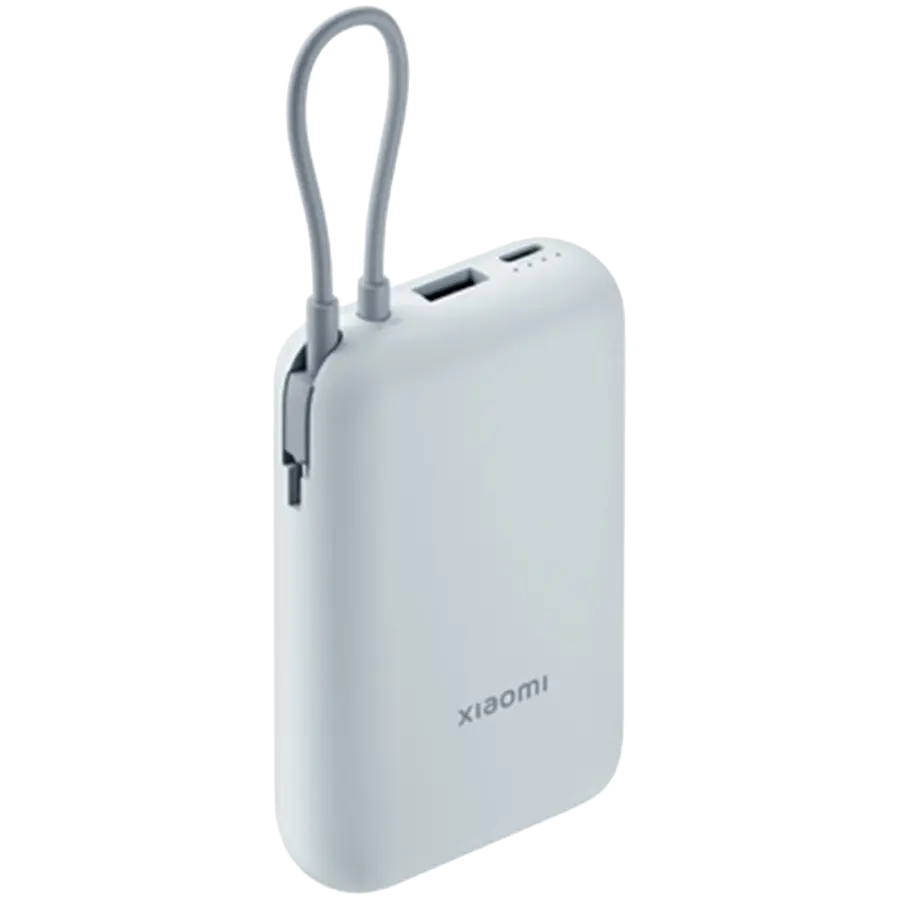 Xiaomi Power Bank 10000mAh (Integrated Cable) Ice Blue GL - image 2