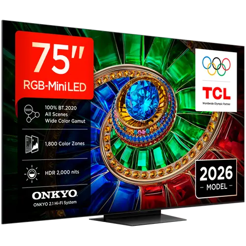 TCL 75RM7L 75'' Commercial Display 16/7 Operation Built-in 2.4/5GHz Wi-Fi, MIMO DVB-C Pan EU - image 1
