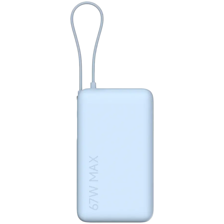 Xiaomi 67W Power Bank 10000 (Integrated Cable) Ice Blue