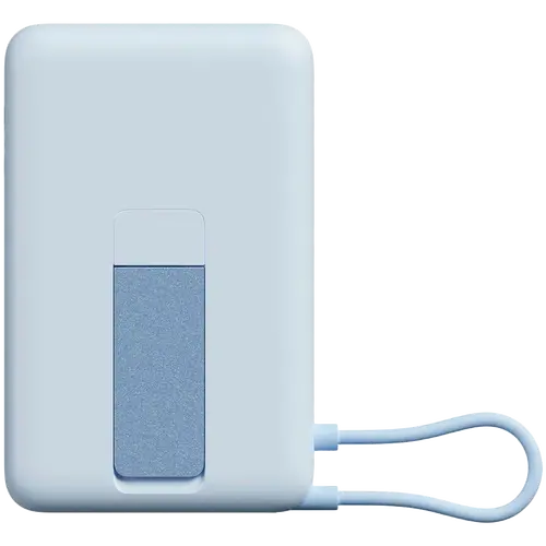 Xiaomi Magnetic Power Bank 10000 with Built-in Stand Blue - image 1