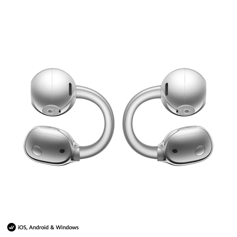 Слушалки, Huawei FreeClip 2 S Robin-T02 Space Silver - image 6