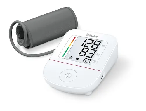 Апарат за кръвно налягане, Beurer BM 23 upper arm blood pressure monitor, Cuff fit check, Arrhythmia detection, Risk indicator, Scan & Save, Cuff size 22 - 42sm, USB- C charging cable