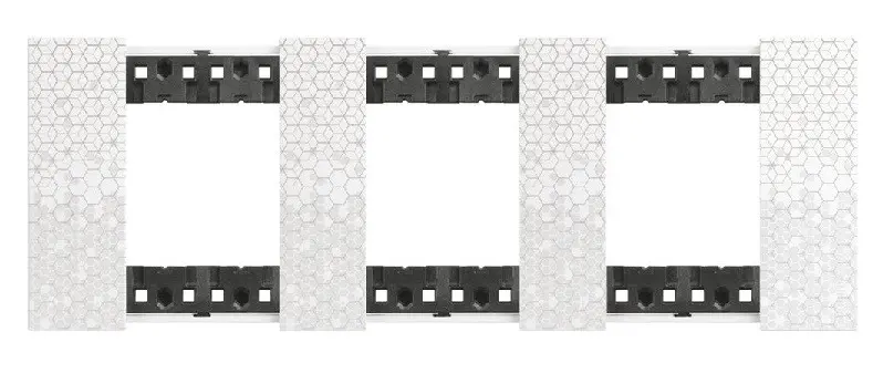 RAMĂ TRIPLĂ LN KA4802M3MW LIVING NOW BITICINO - PIXEL