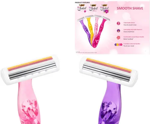 Aparat de ras SOLEIL COLOR blister 3+1 BIC