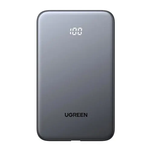 ВЪНШНА БАТЕРИЯ/POWER BANK 10 000mAh С ВГРАДЕН КАБЕЛ, 22.5W, PB526 UGREEN - 3