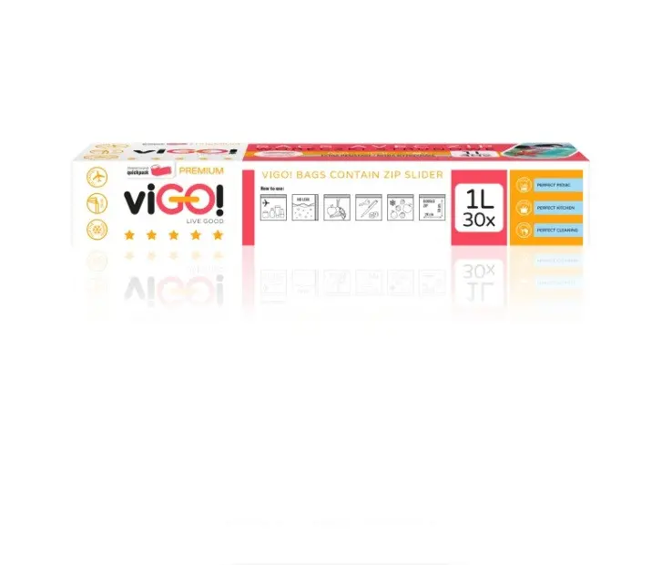 ZIP-LOCK ПЛИКОВЕ ЗА ЗАМРАЗЯВАНЕ 30 БР.20Х30СМ VIGO - image 3
