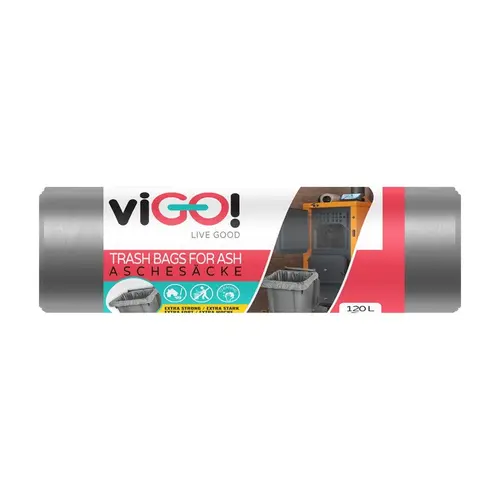 ТОРБИ ЗА СМЕТ LD СИВИ 120Л 6БР VIGO