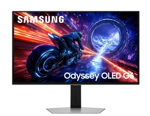 Монитор, Samsung 27FG602 27" Odyssey G6 OLED 500Hz 0.03ms 2560x1440 DP HDMI Silver + Logitech G102 Mouse, Lightsync RGB, 8000 DPI, 6 Programmable Buttons, Black