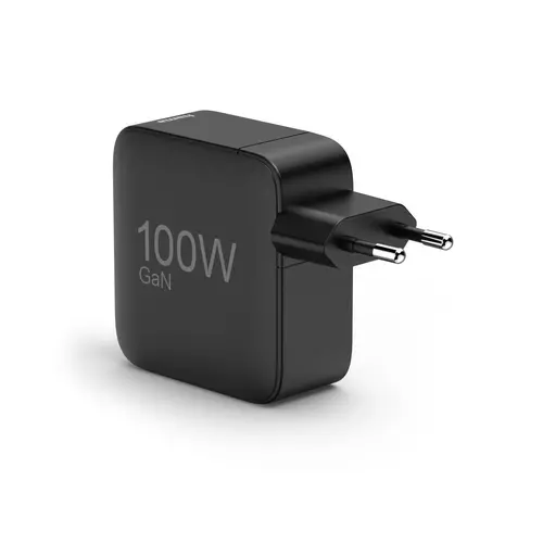 HAMA Бързо зарядно GaN, 2x USB-C, 1x USB-A, PD, 100 W, черно - image 2
