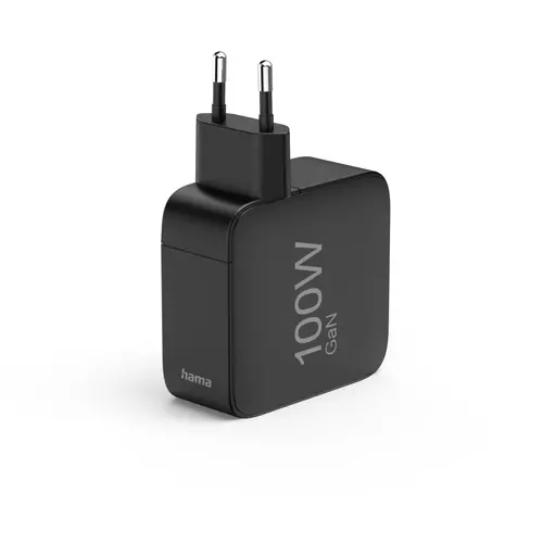 HAMA Бързо зарядно GaN, 2x USB-C, 1x USB-A, PD, 100 W, черно - image 4