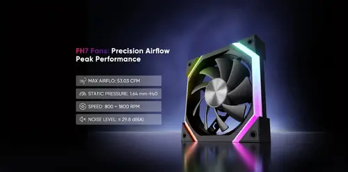 1stPlayer кутия Case ATX - PB8 Black - 3 x 120 mm A-RGB fans included, USB-C - image 14