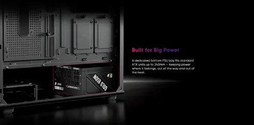 1stPlayer кутия Case ATX - PB8 Black - 3 x 120 mm A-RGB fans included, USB-C - image 18