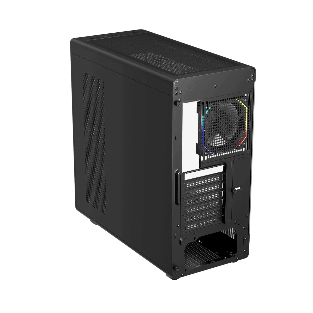 1stPlayer кутия Case ATX - PB8 Black - 3 x 120 mm A-RGB fans included, USB-C - image 4