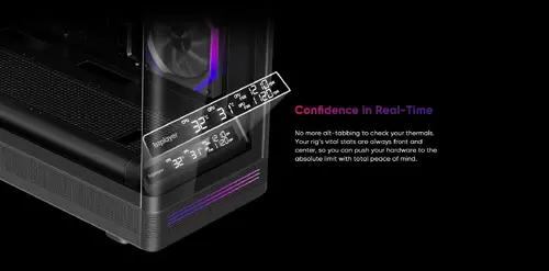 1stPlayer кутия Case ATX - PB8 Black - 3 x 120 mm A-RGB fans included, USB-C - image 7