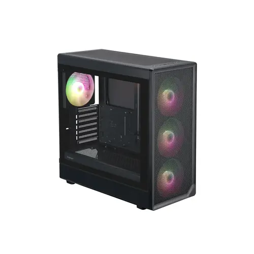 1stPlayer кутия Case ATX - AU8 Black - 4 x 140 mm A-RGB fans included, USB-C - image 1