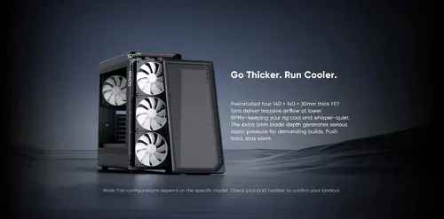 1stPlayer кутия Case ATX - AU8 Black - 4 x 140 mm A-RGB fans included, USB-C - image 9