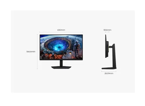Монитор, Samsung 27'' LS27HG806SU Odyssey IPS G8 5K 5120 x 2880 180Hz / QHD 360Hz Black + Logitech G102 Mouse, Lightsync RGB, 8000 DPI, 6 Programmable Buttons, Black - image 2