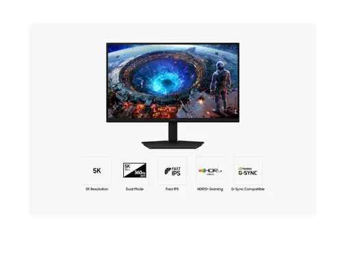 Монитор, Samsung 27'' LS27HG806SU Odyssey IPS G8 5K 5120 x 2880 180Hz / QHD 360Hz Black + Logitech G102 Mouse, Lightsync RGB, 8000 DPI, 6 Programmable Buttons, Black - image 6