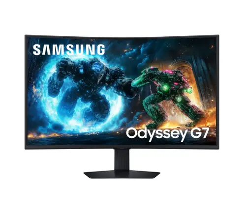 Монитор, Samsung 37FG750 37" VA Odyssey G7 G75F Curved 1000R 4K 165Hz 3840x2160 1ms 60Hz DP HDMI Black + Logitech G102 Mouse, Lightsync RGB, 8000 DPI, 6 Programmable Buttons, Black