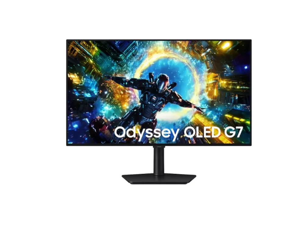 Монитор, Samsung 32'' LS32HG730SU Odyssey OLED G7 4K 3840x2160 0.03ms Max 4K 165Hz / FHD 330 Hz DP HDMI Black + Logitech G102 Mouse, Lightsync RGB, 8000 DPI, 6 Programmable Buttons, Black