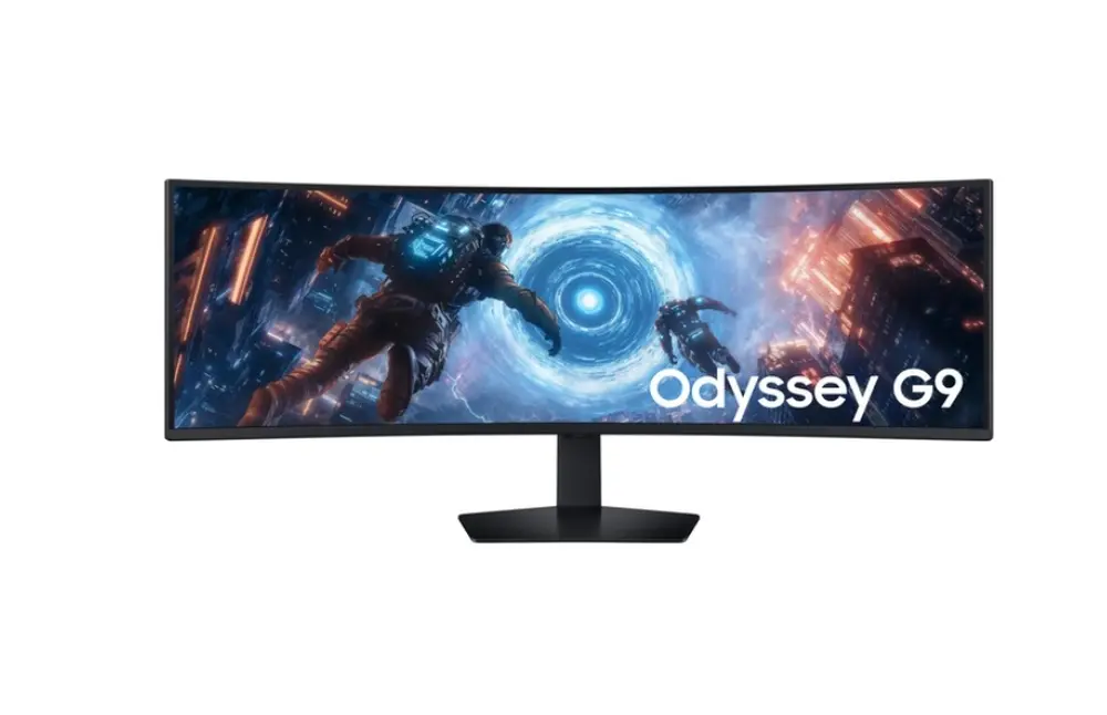 Монитор, Samsung LS49FG910, 49" Odyssey G9 GAMING VA Curved OLED, 1000R, 144Hz, Smart. 32:9, 5120 x 1440, Display Port , HDMI,Micro HDMI, USB Hub, Silver + Logitech G102 Mouse, Lightsync RGB, 8000 DPI, 6 Programmable Buttons, Black