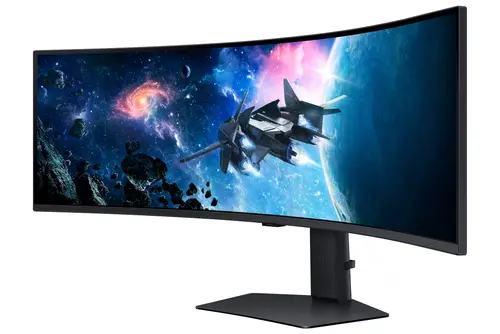 Монитор, Samsung LS49CG950, 49" Odyssey G9 GAMING, Curved VA, 1000R, 240Hz, 32:9, 5120 x 1440, 450 cd/m2, Display Port, HDMI, Micro HDMI, USB Hub, Black + Logitech G102 Mouse, Lightsync RGB, 8000 DPI, 6 Programmable Buttons, Black - image 1