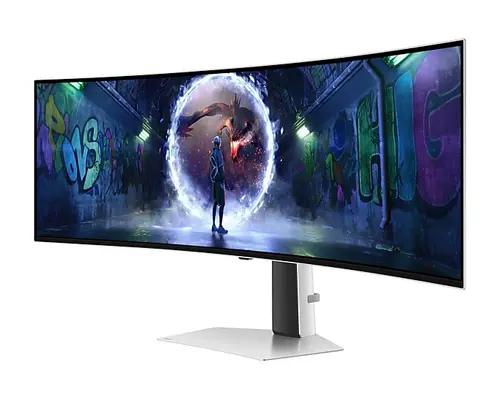 Монитор, Samsung LS49CG934, 49" Odyssey G9 GAMING, Curved OLED, 1800R, 240Hz, Smart. 32:9, 5120 x 1440, 250 cd/m2, Display Port , HDMI,Micro HDMI, USB Hub, Silver + Logitech G102 Mouse, Lightsync RGB, 8000 DPI, 6 Programmable Buttons, Black - image 1