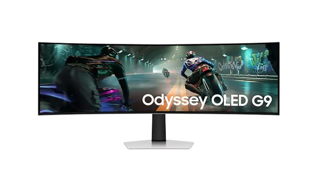 Монитор, Samsung LS49DG910, 49" Odyssey G9 GAMING, Curved OLED, 1800R, 144Hz, Smart. 32:9, 5120 x 1440, Display Port , HDMI,Micro HDMI, USB Hub, Silver + Logitech G102 Mouse, Lightsync RGB, 8000 DPI, 6 Programmable Buttons, Black