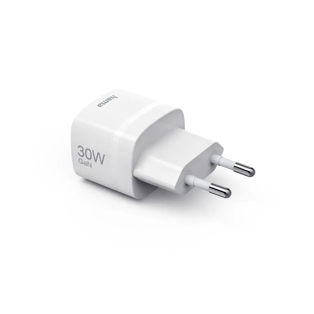 HAMA Зарядно устройство, 30 W, GaN, USB-C, PD/Qualcomm®, Zero Standby, бяло - image 2